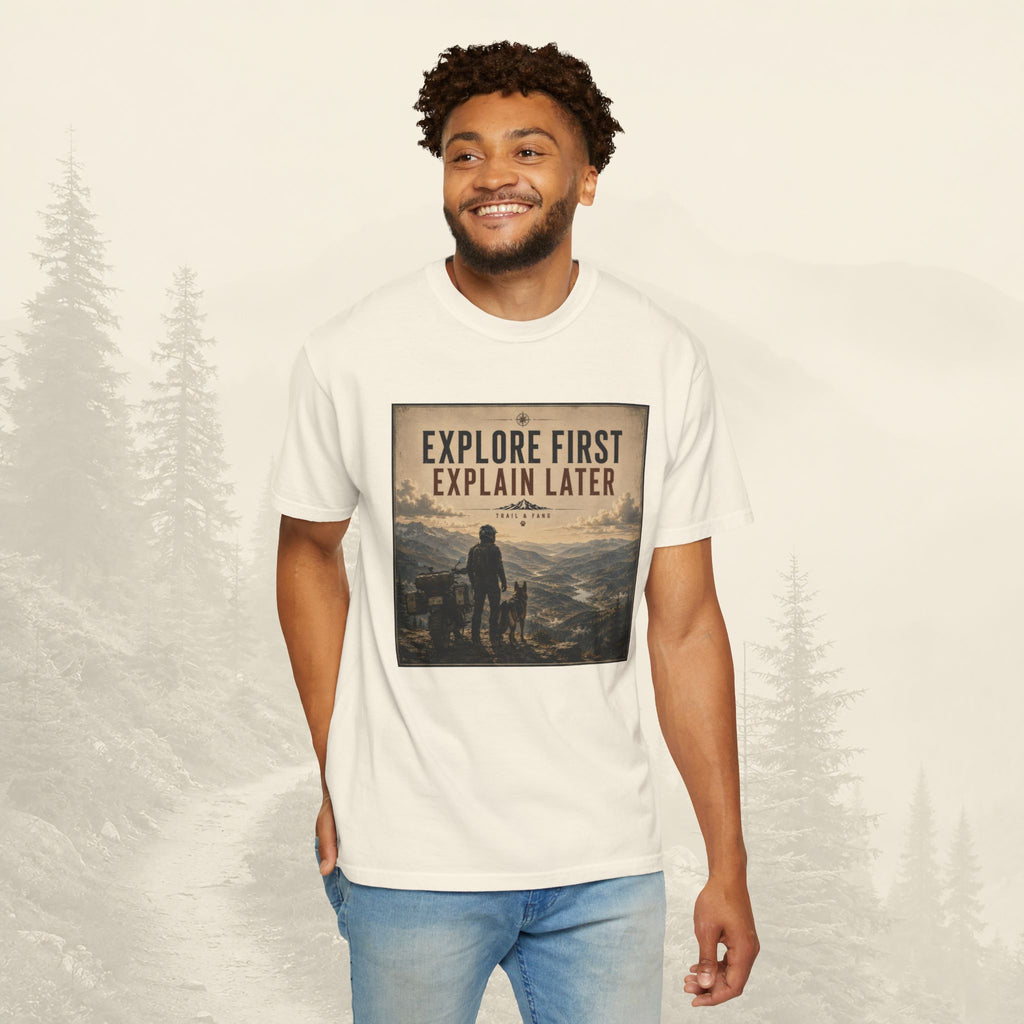 T-shirt « Explorez d'abord, expliquez ensuite »