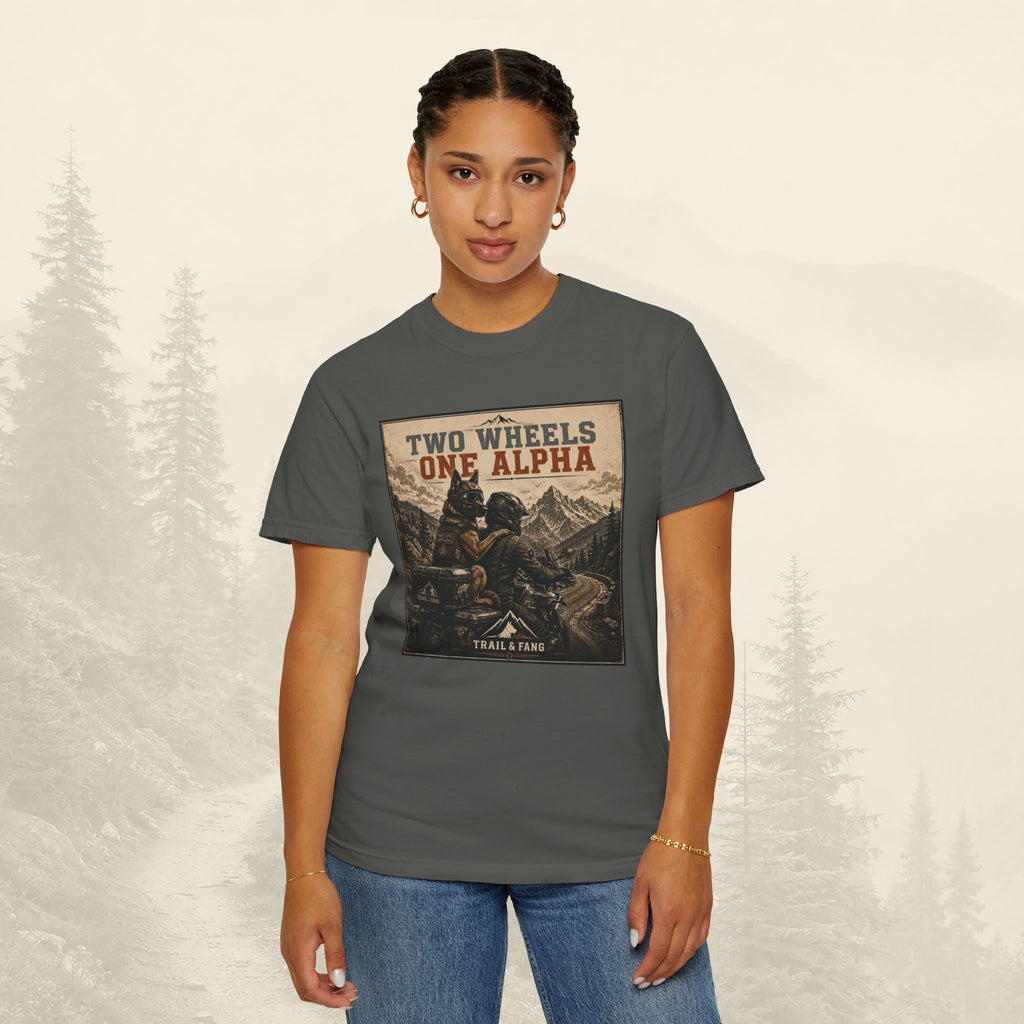 T-shirt Two Wheels One Alpha