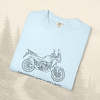 Les frontières ne sont que des lignes - T-shirt moto aventure