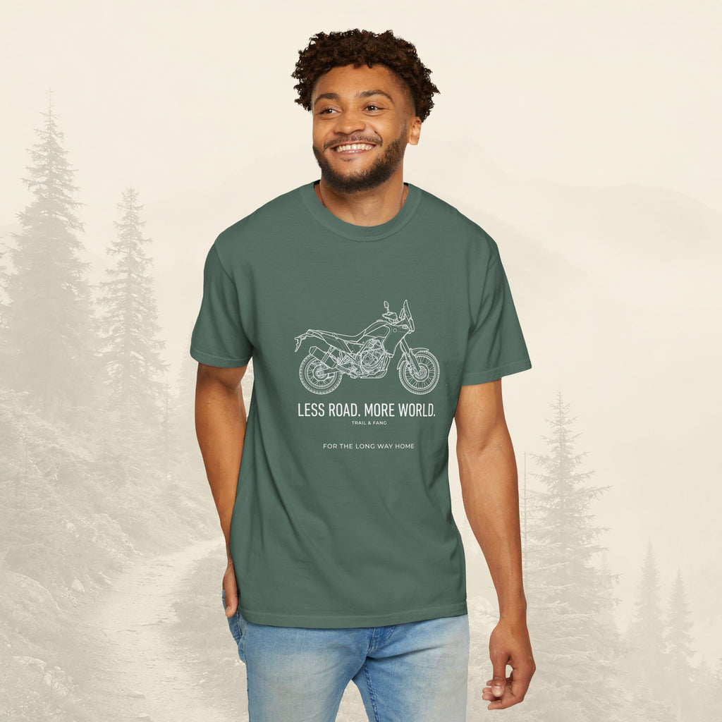 Moins de Route Plus de Monde Moto Aventure T-shirt