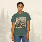 T-shirt "Les bons chiens n'ont pas besoin de laisse"