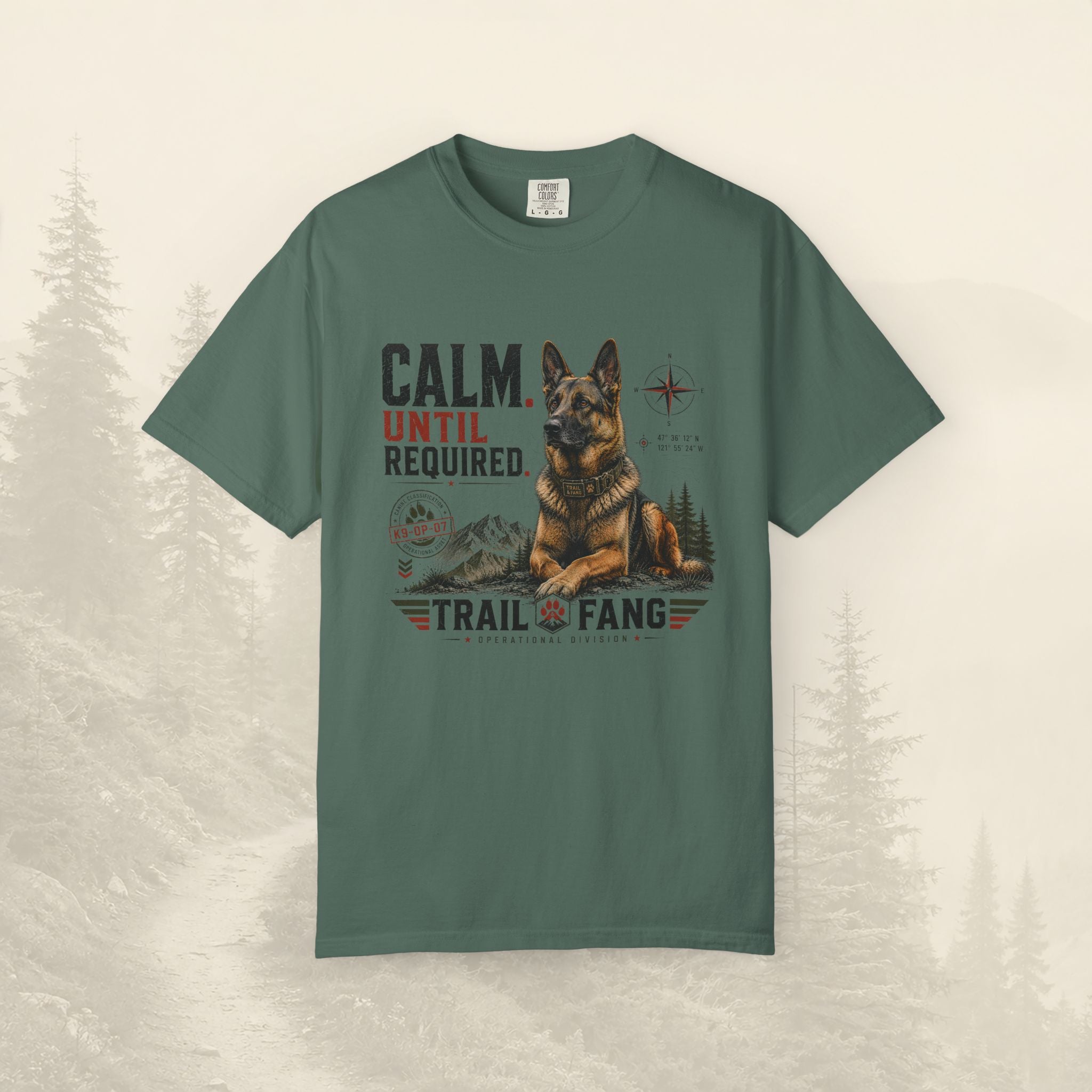 T-shirt « Calme jusqu'à ce que nécessaire »