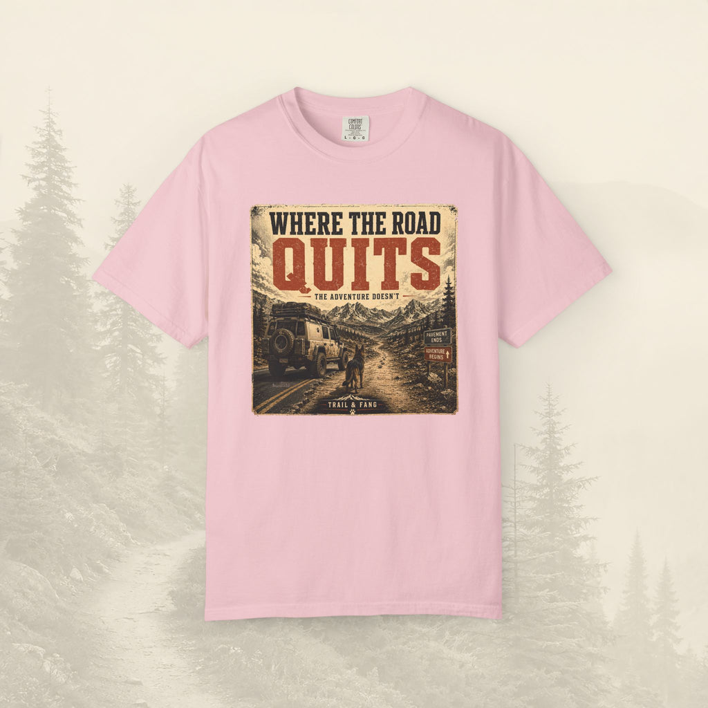 T-shirt Là où la route s'arrête