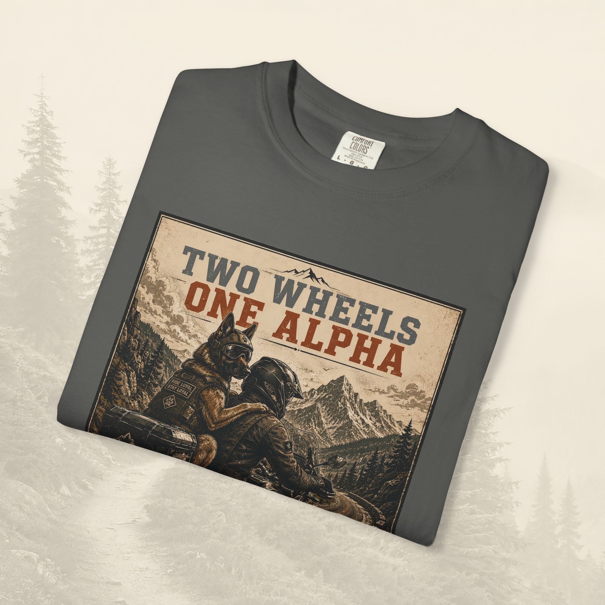 T-shirt Two Wheels One Alpha