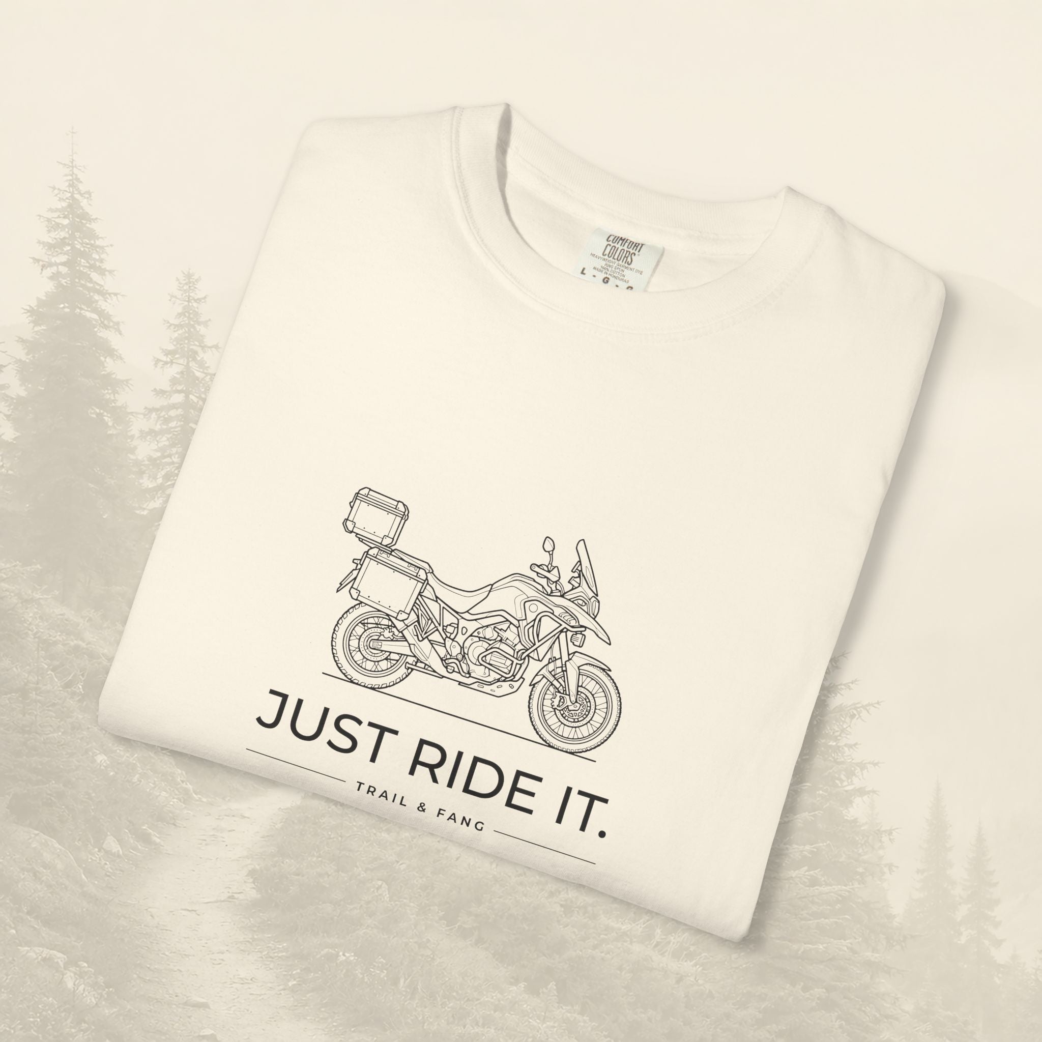 T-shirt moto d'aventure Just Ride It