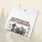 T-shirt « Pas de destination, juste des commandes »