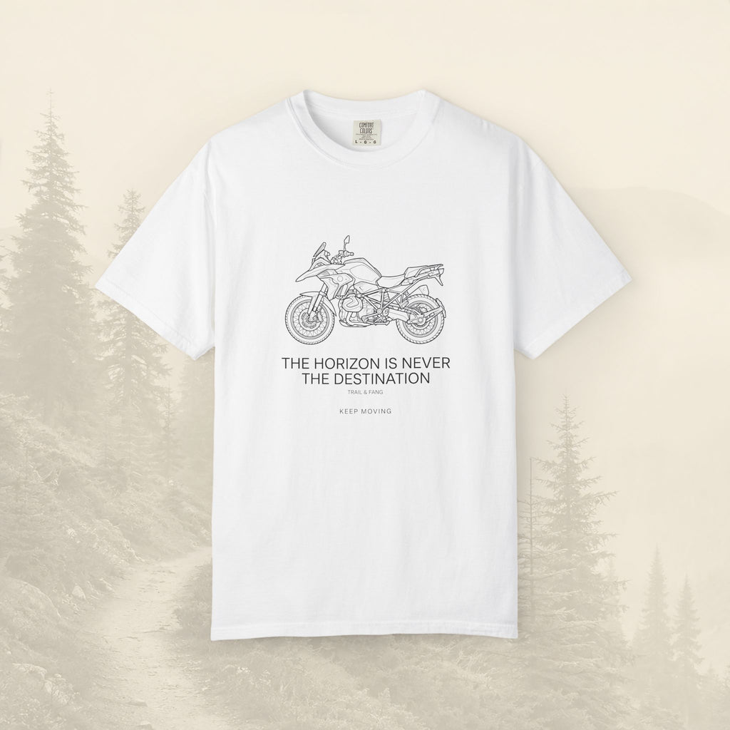 T-shirt moto Trail & Fang Horizon Destination Adventure