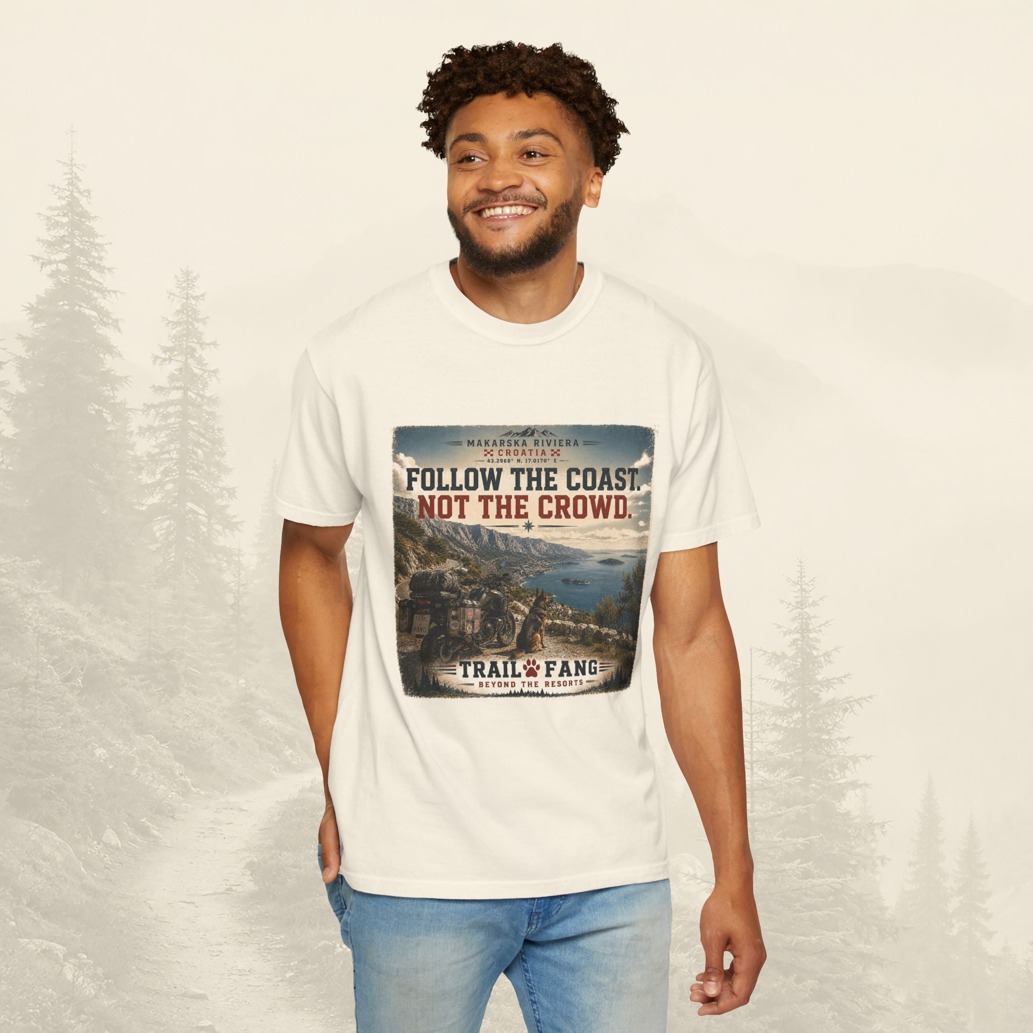 T-shirt "Suivez la côte, pas la foule"