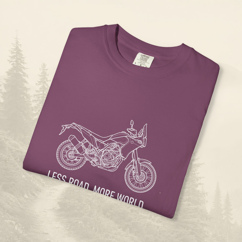 Moins de Route Plus de Monde Moto Aventure T-shirt