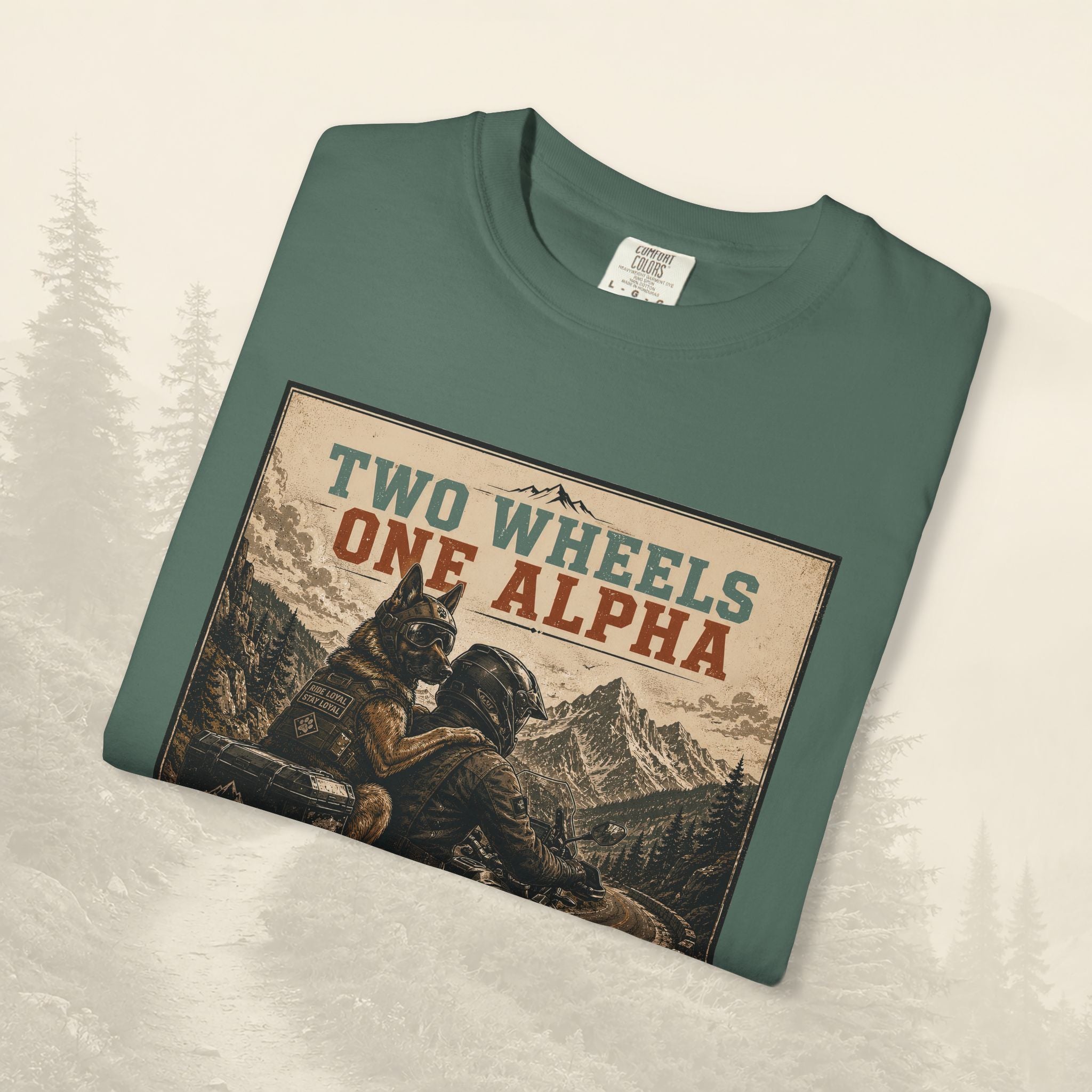 T-shirt Two Wheels One Alpha