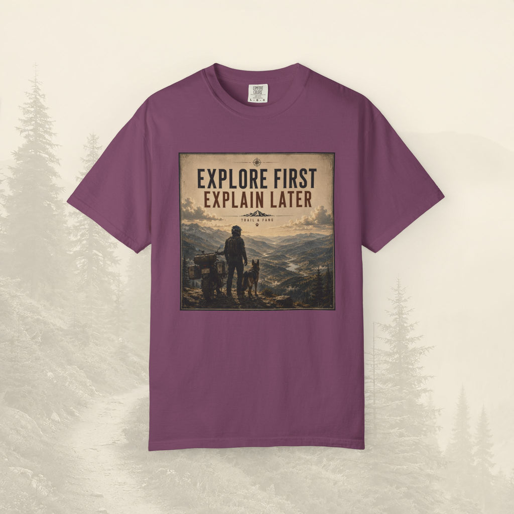 T-shirt « Explorez d'abord, expliquez ensuite »