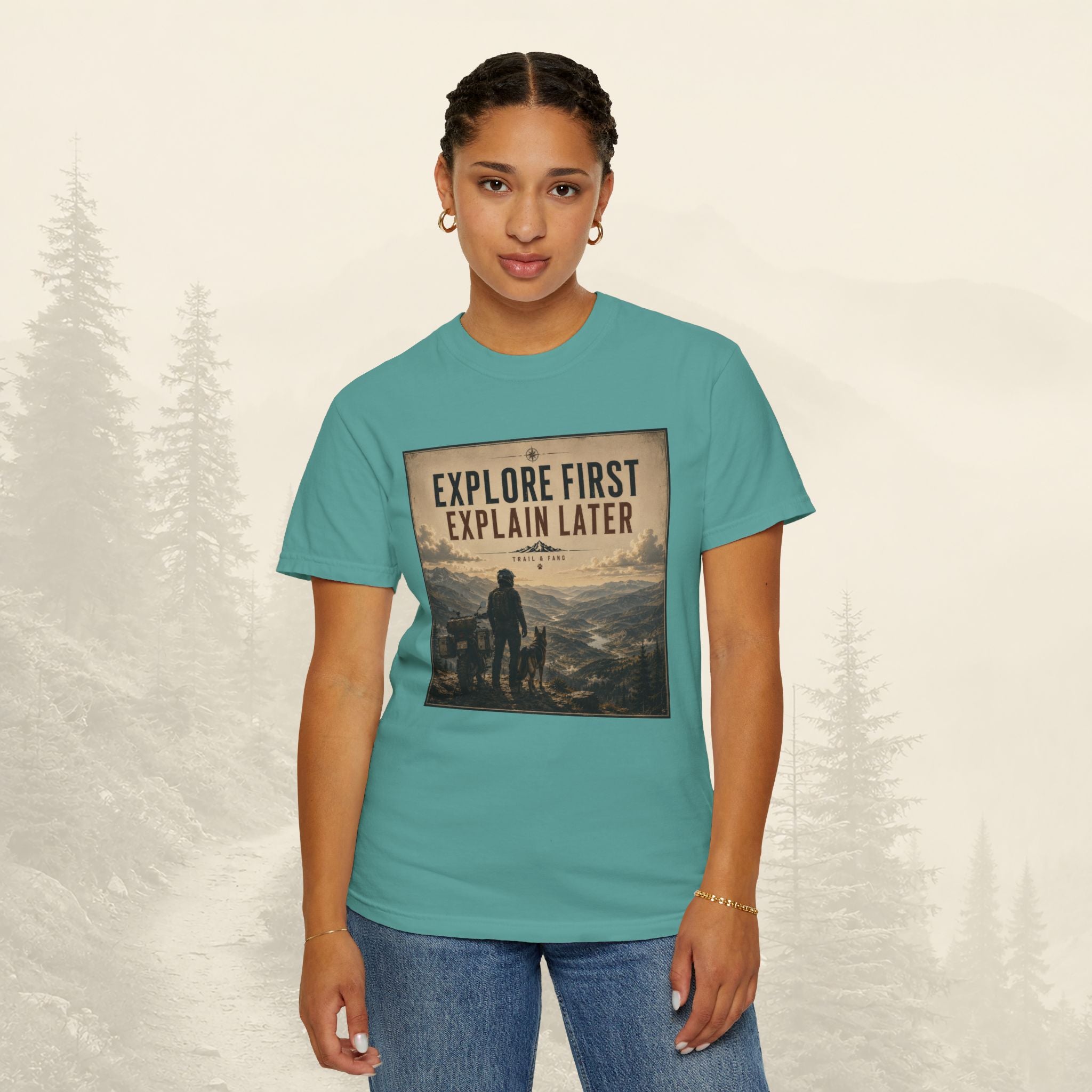 T-shirt « Explorez d'abord, expliquez ensuite »