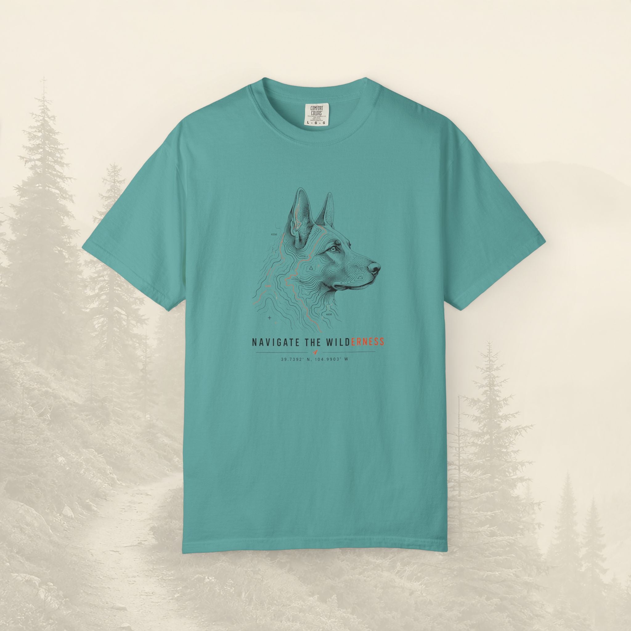 T-shirt « Chef de meute topographique »