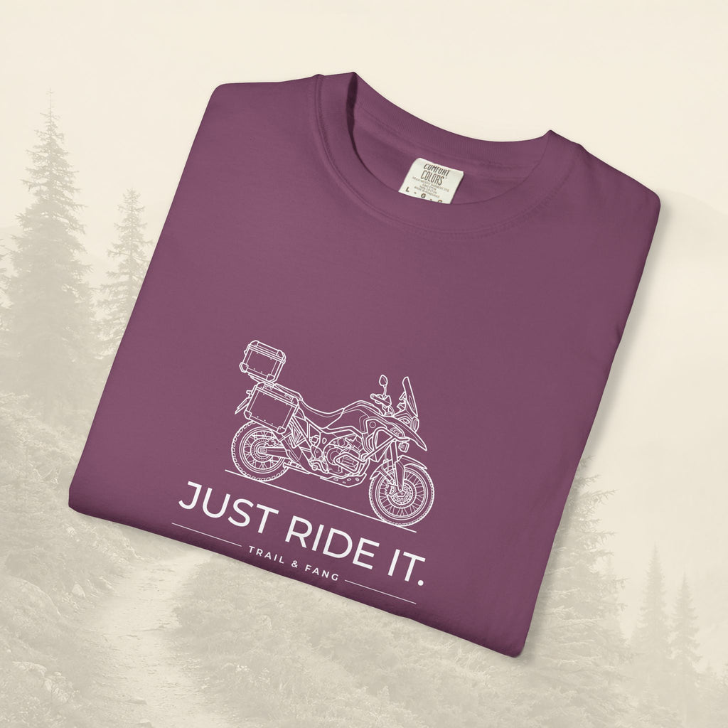 T-shirt moto d'aventure Just Ride It