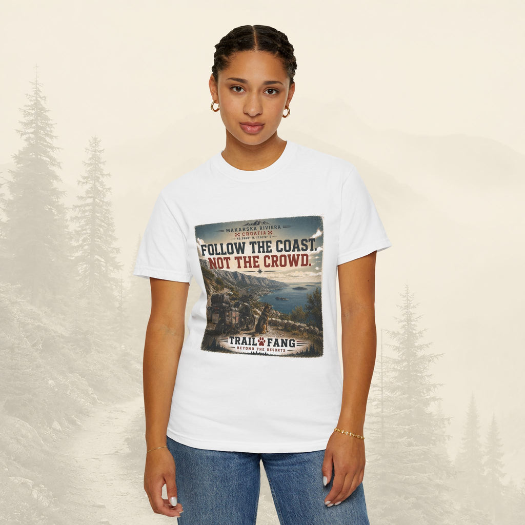 T-shirt "Suivez la côte, pas la foule"