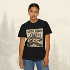 T-shirt "Les bons chiens n'ont pas besoin de laisse"