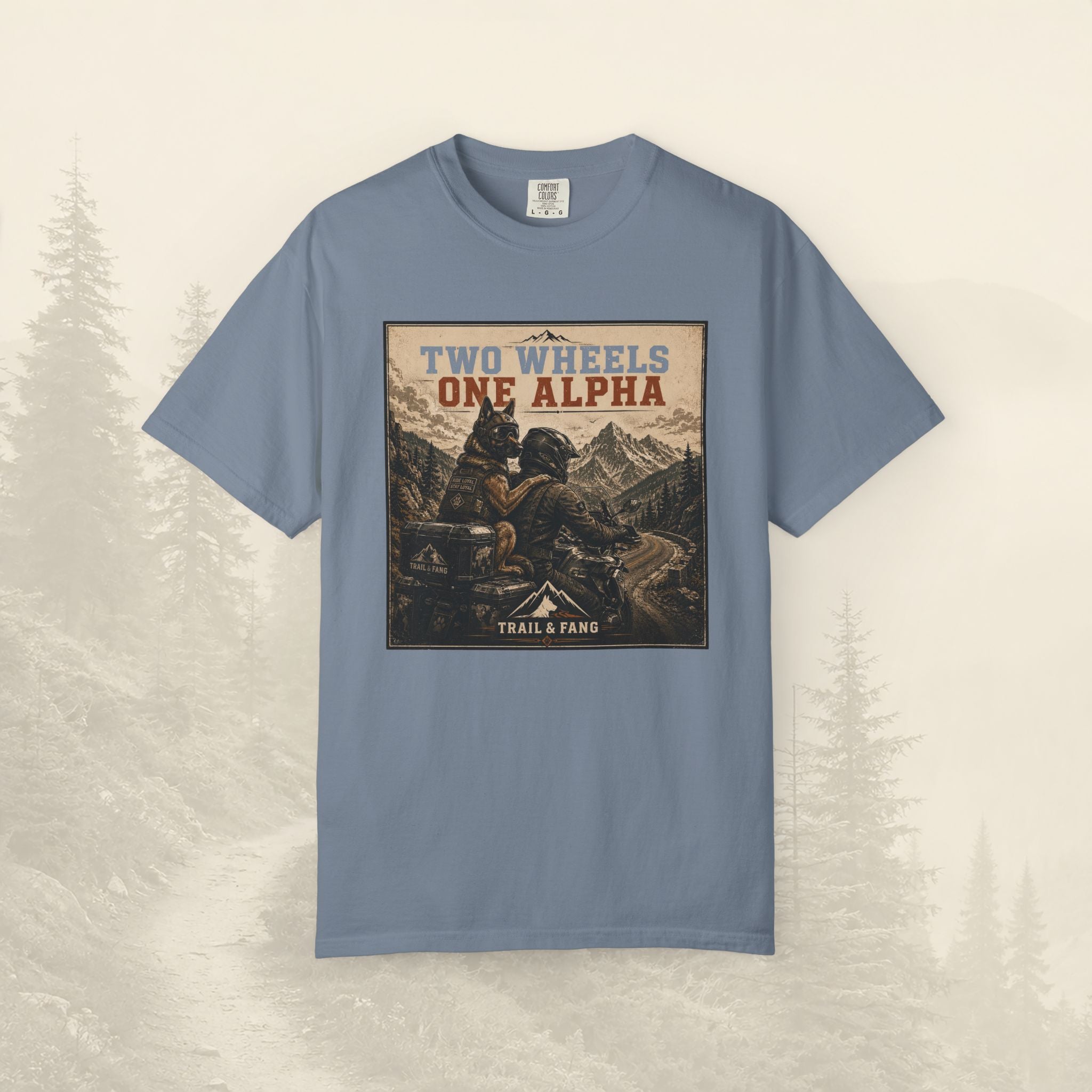 T-shirt Two Wheels One Alpha