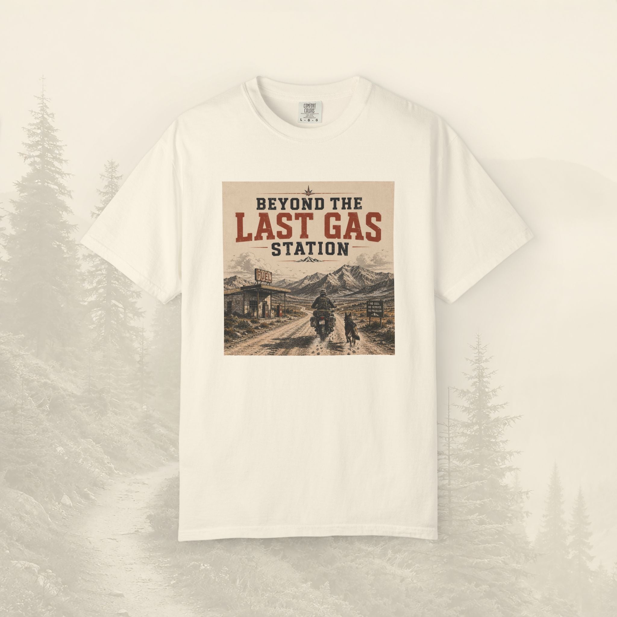 T-shirt Au-delà de la dernière station-service