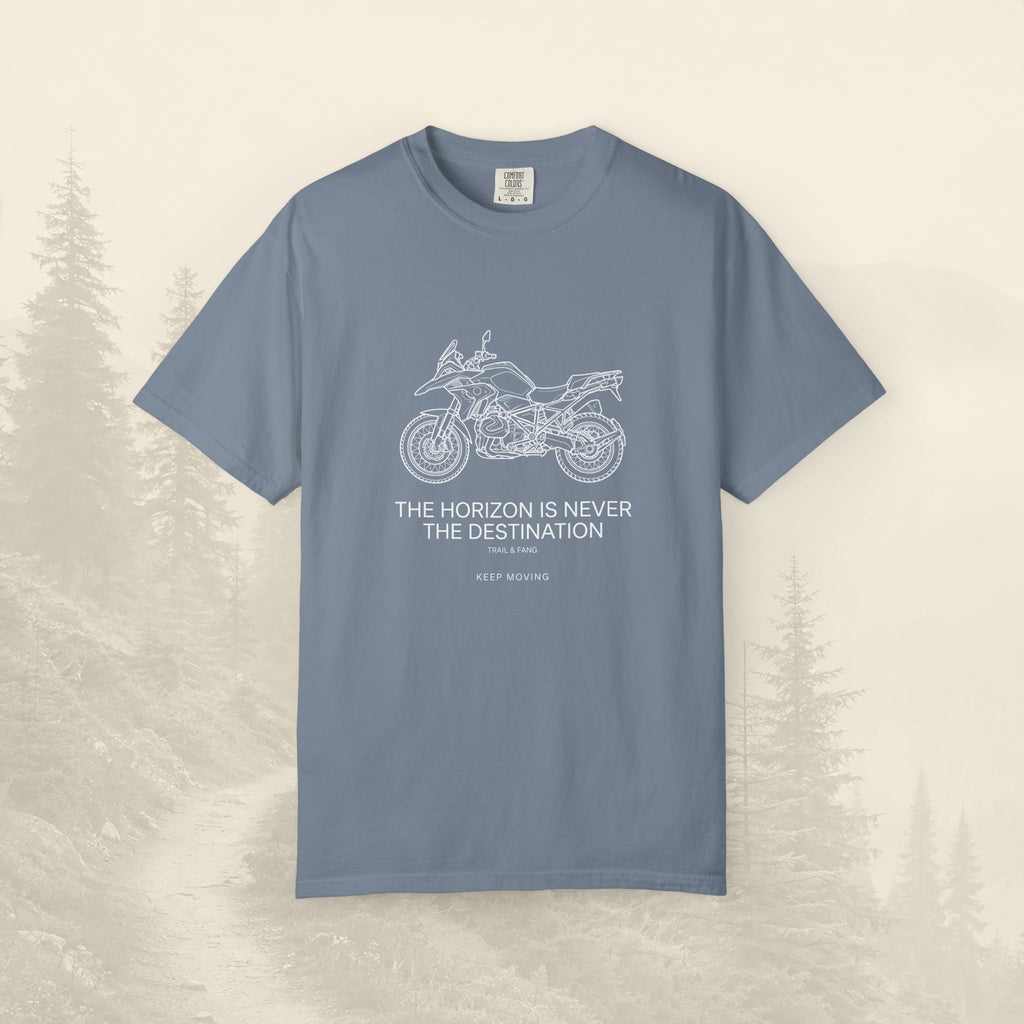 T-shirt moto Trail & Fang Horizon Destination Adventure