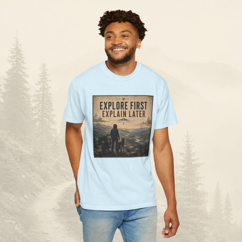 T-shirt « Explorez d'abord, expliquez ensuite »