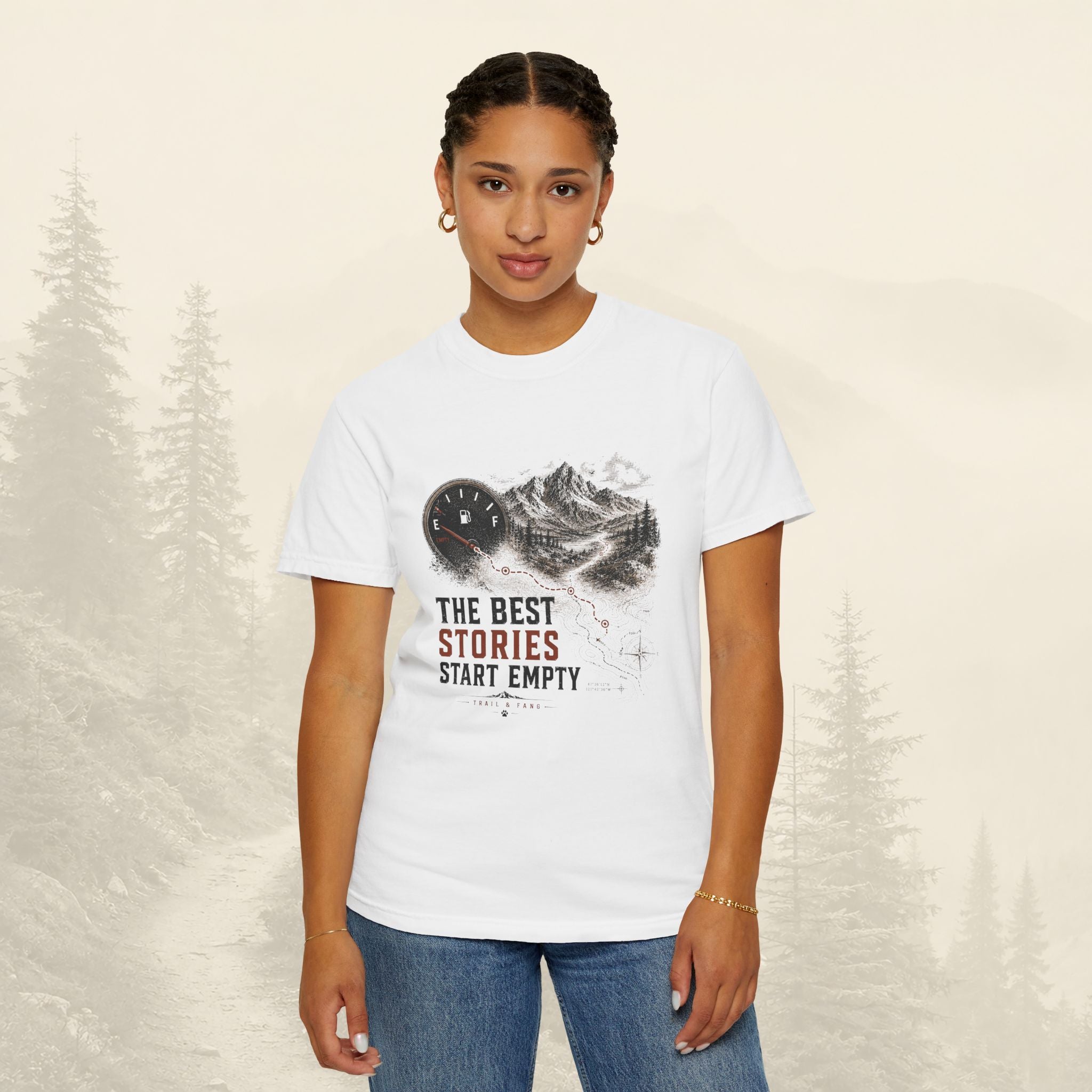 Les meilleures histoires commencent avec un t-shirt vide.