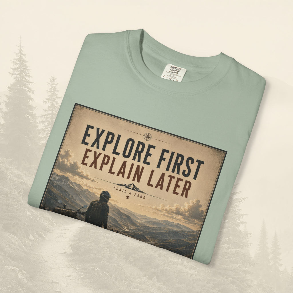 T-shirt « Explorez d'abord, expliquez ensuite »
