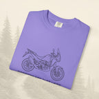 Les frontières ne sont que des lignes - T-shirt moto aventure