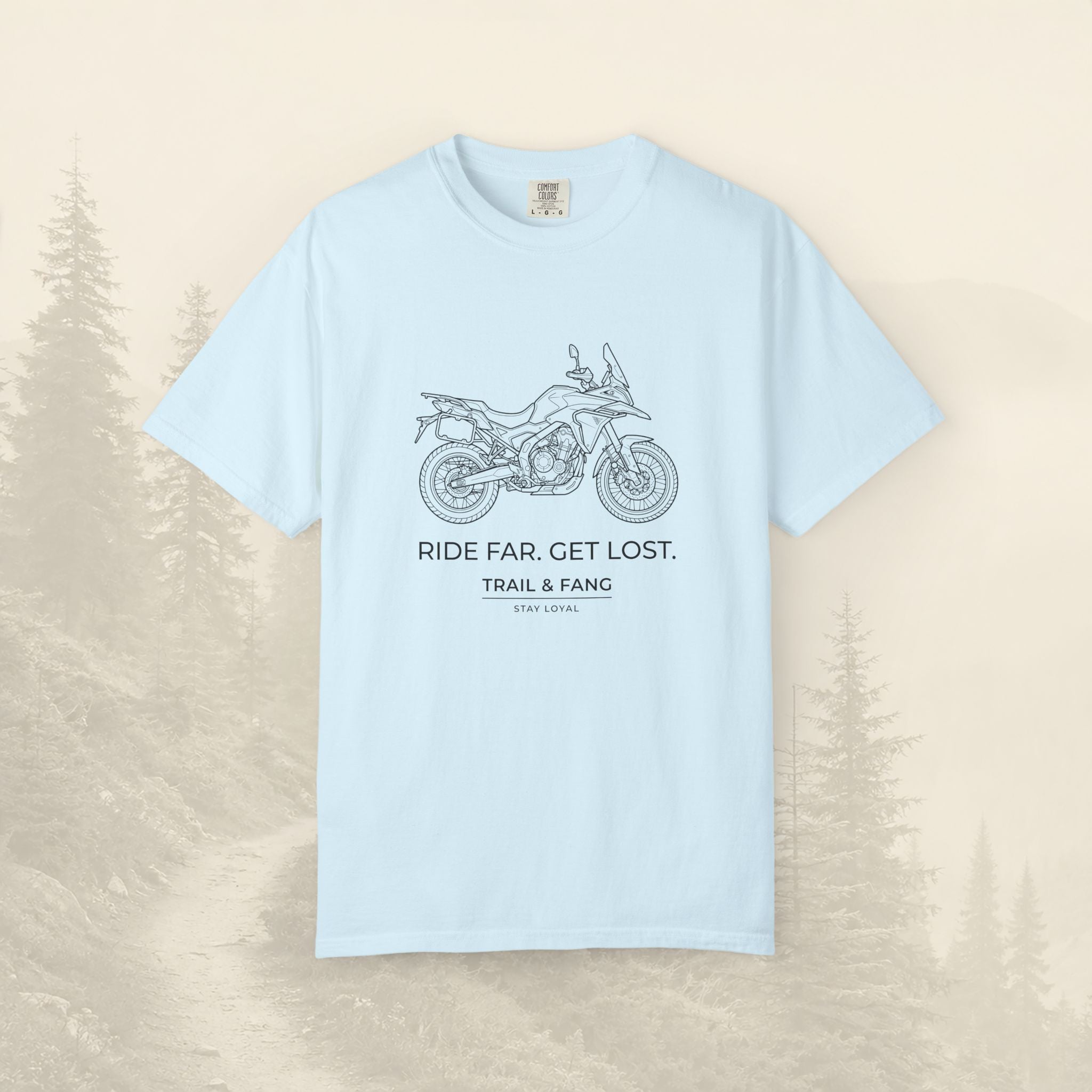 T-shirt moto Aventure Loin Perdu