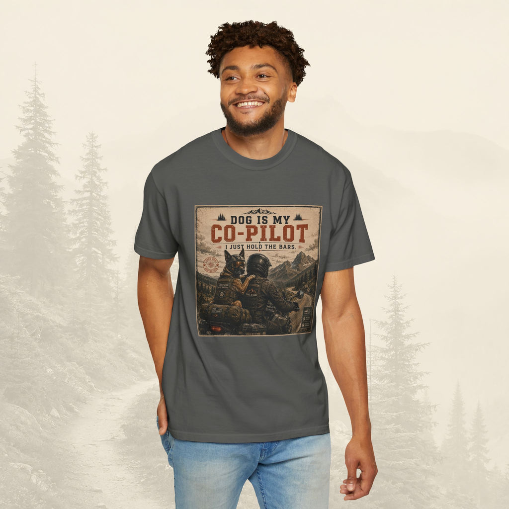 T-shirt « Mon chien est mon copilote »
