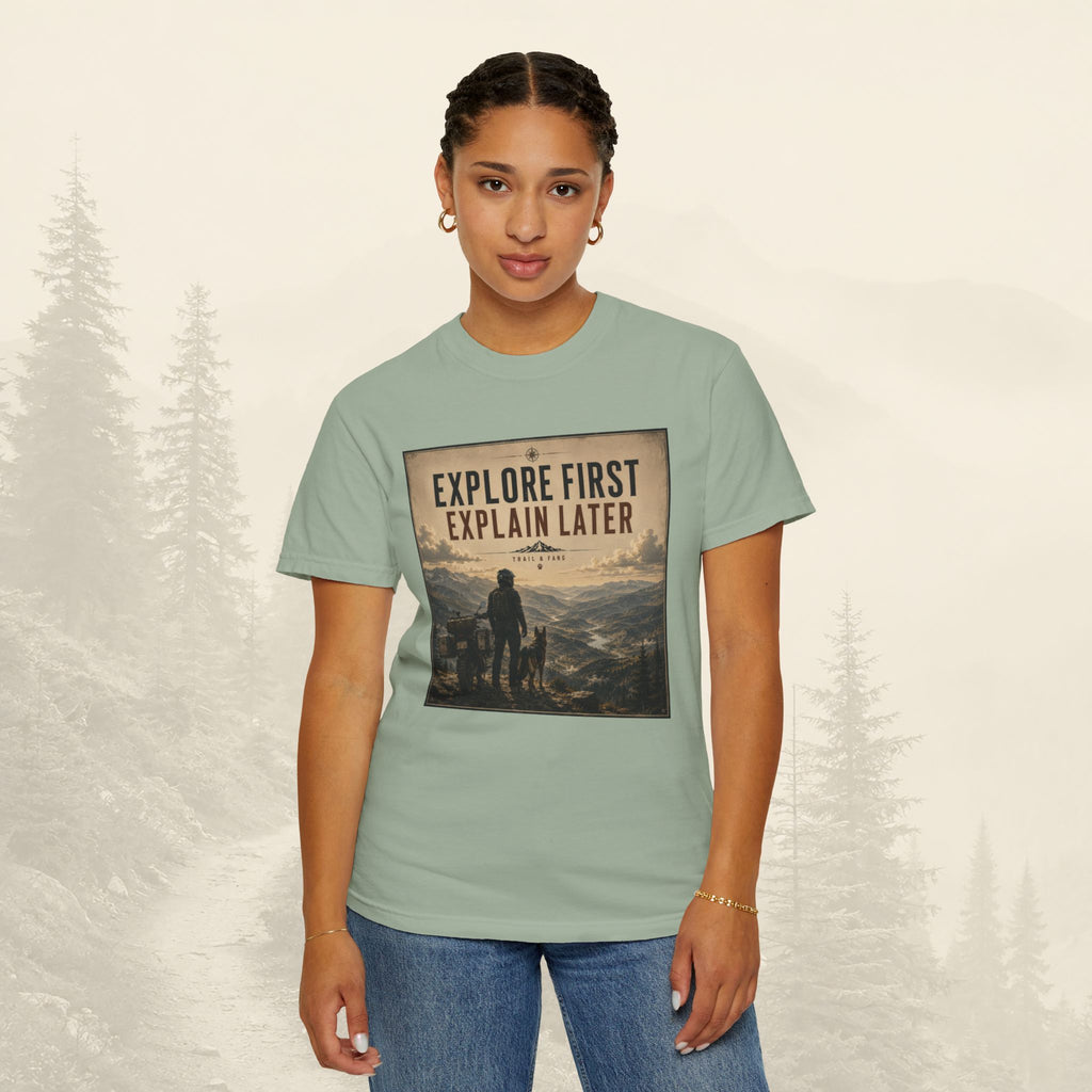 T-shirt « Explorez d'abord, expliquez ensuite »