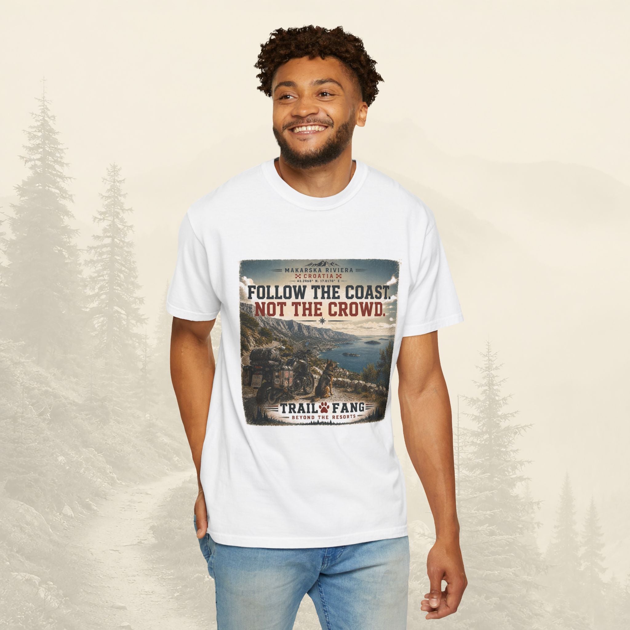 T-shirt "Suivez la côte, pas la foule"