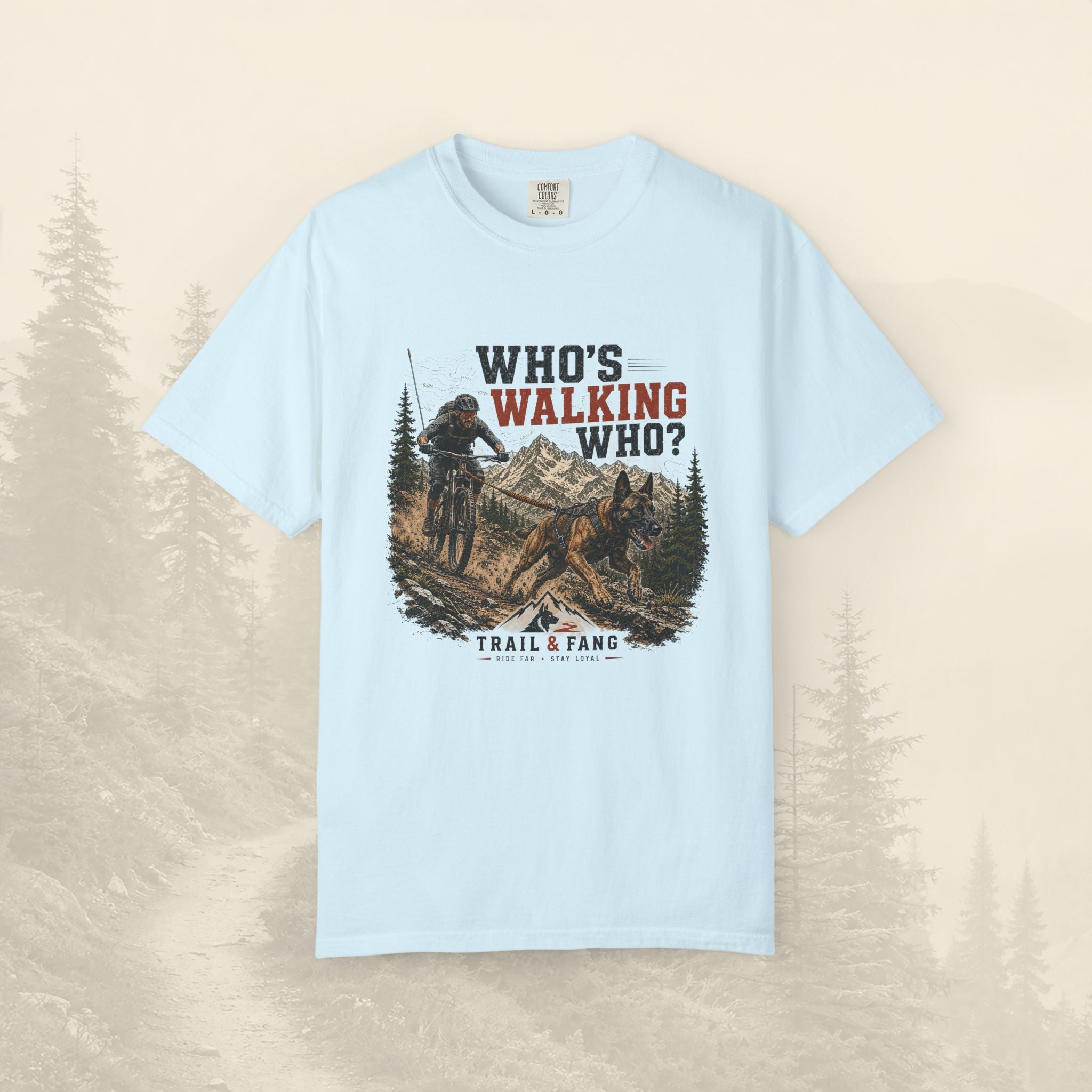 T-shirt Qui marche qui