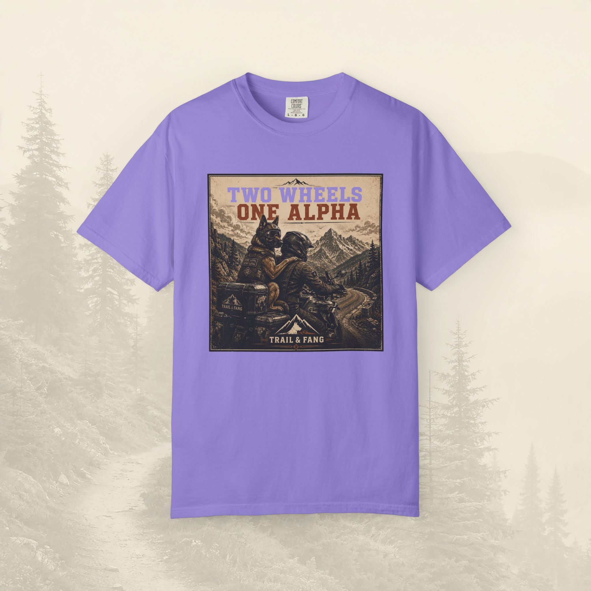 T-shirt Two Wheels One Alpha