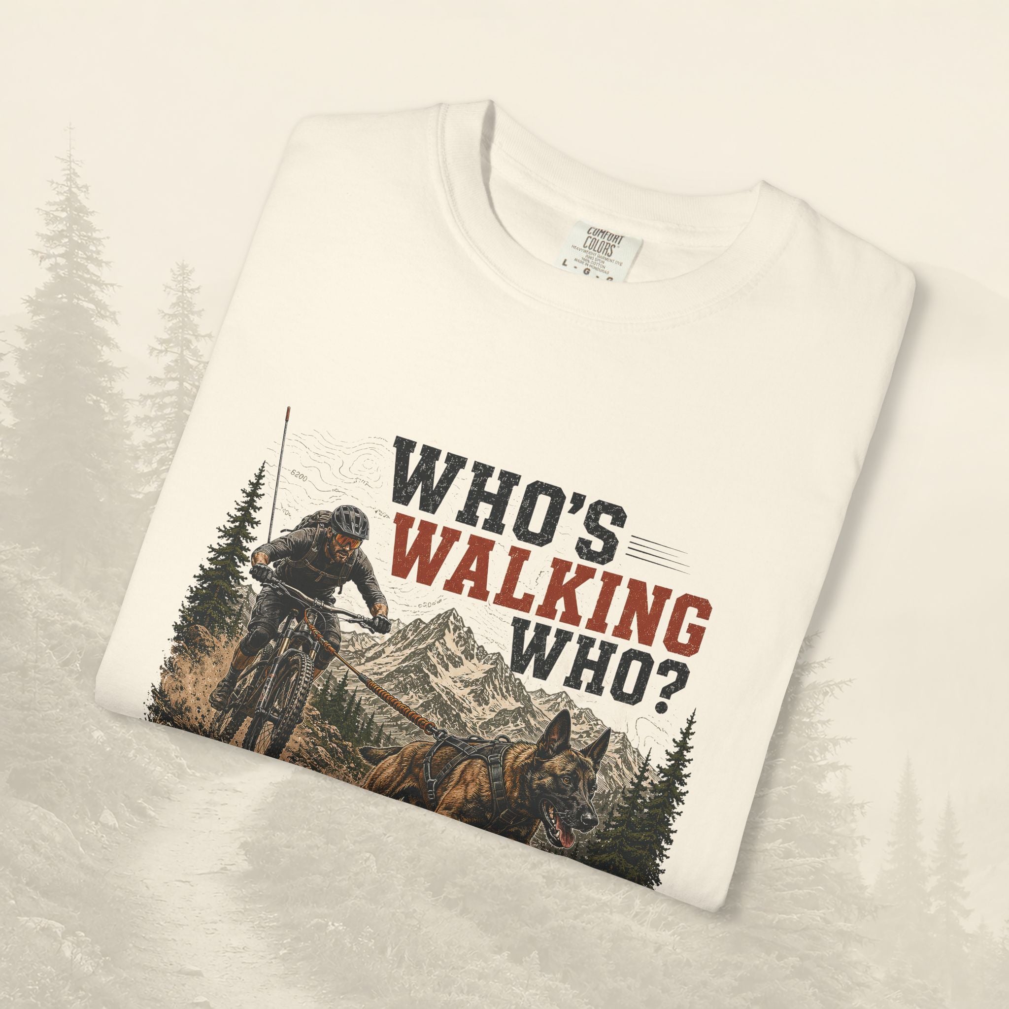 T-shirt Qui marche qui