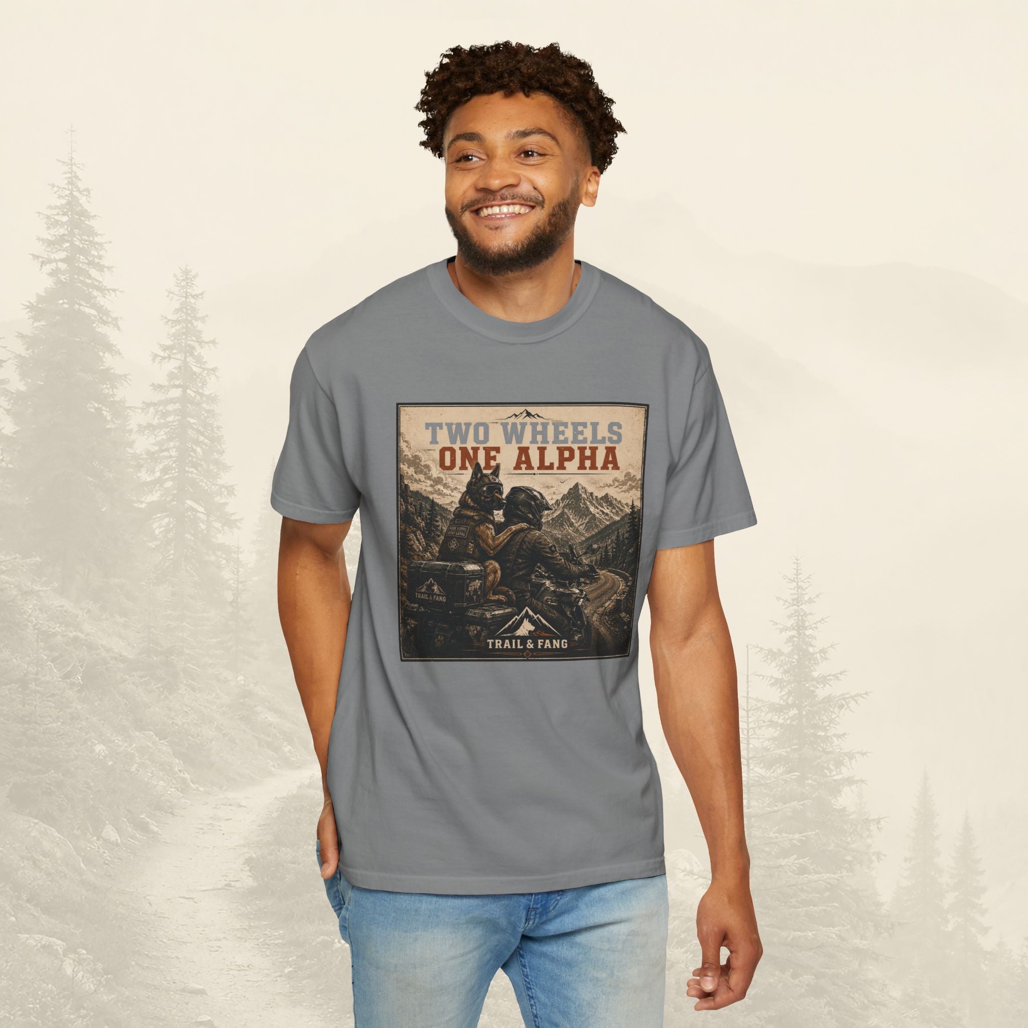 T-shirt Two Wheels One Alpha