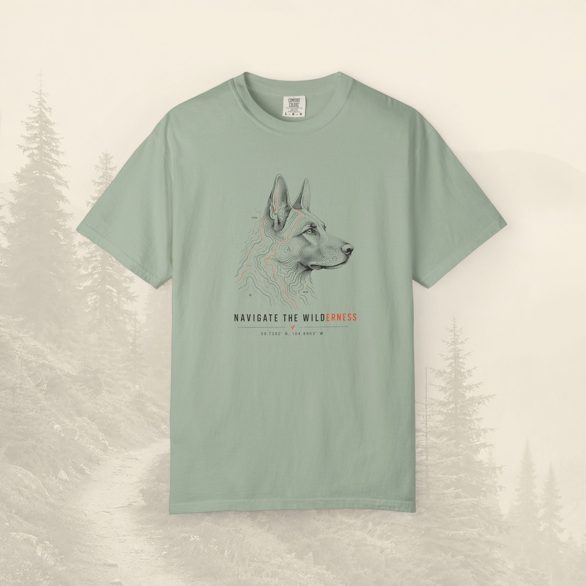 T-shirt « Chef de meute topographique »