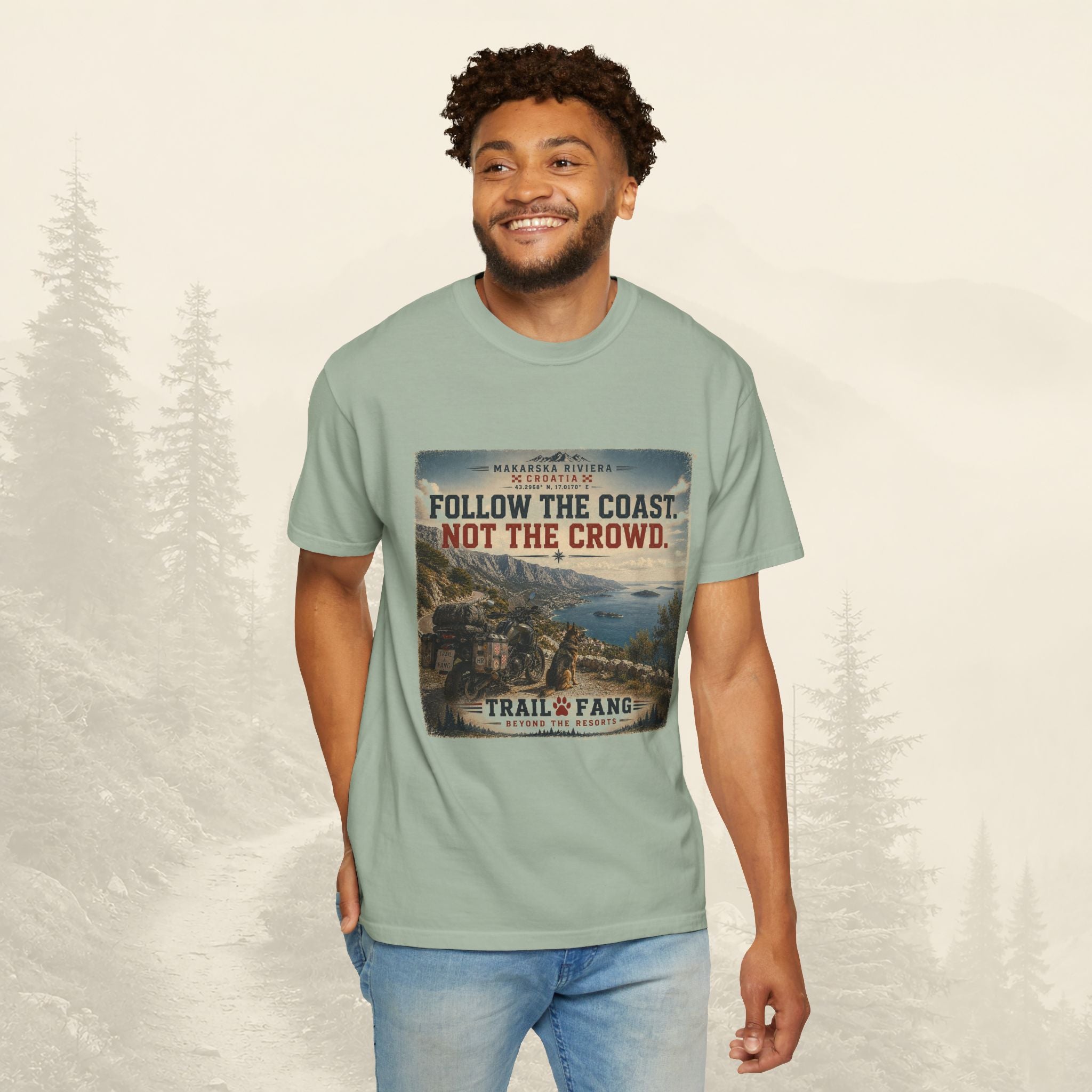 T-shirt "Suivez la côte, pas la foule"