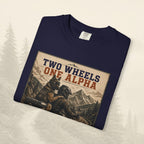 T-shirt Two Wheels One Alpha