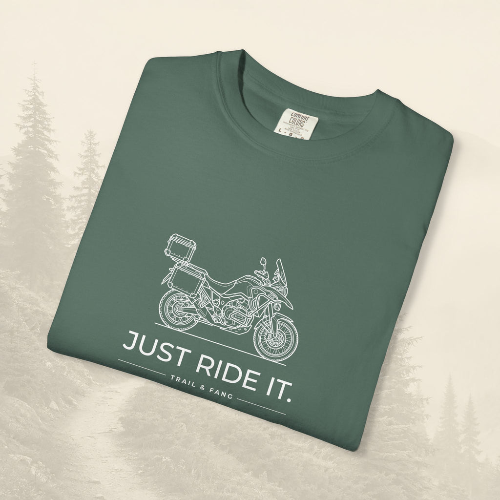 T-shirt moto d'aventure Just Ride It