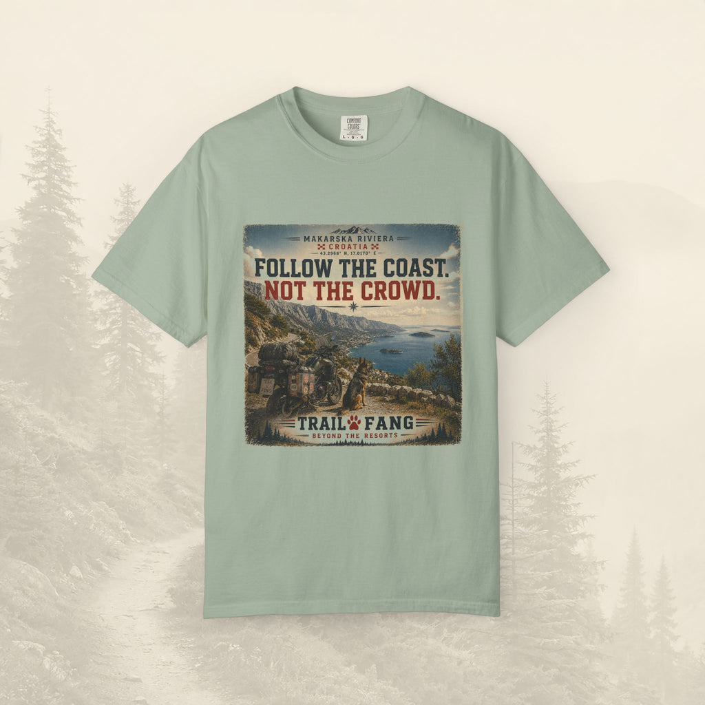 T-shirt "Suivez la côte, pas la foule"