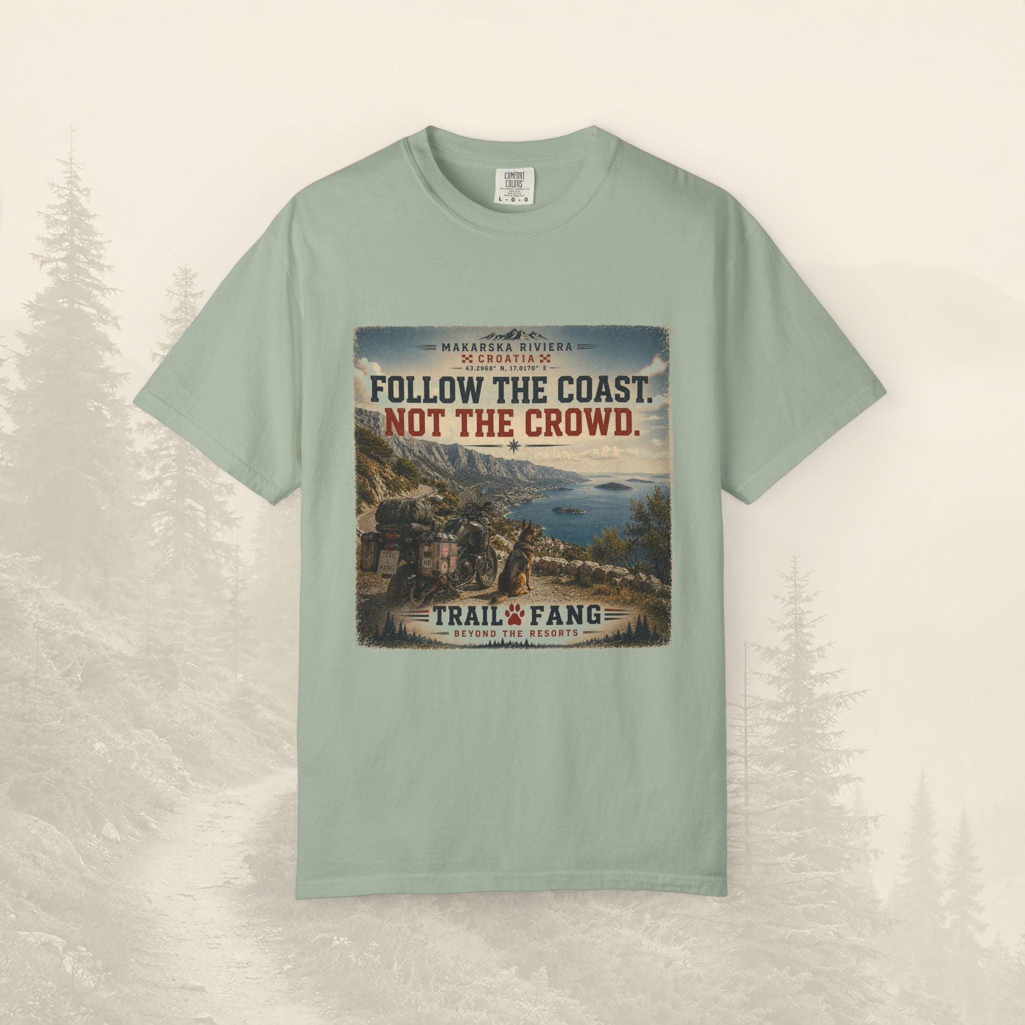 T-shirt "Suivez la côte, pas la foule"