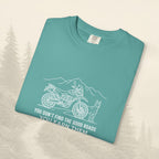 T-shirt « Les bonnes routes, ça se mérite »