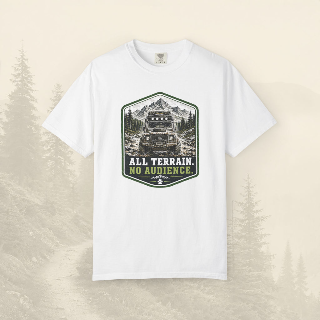 T-shirt tout-terrain, pas de public