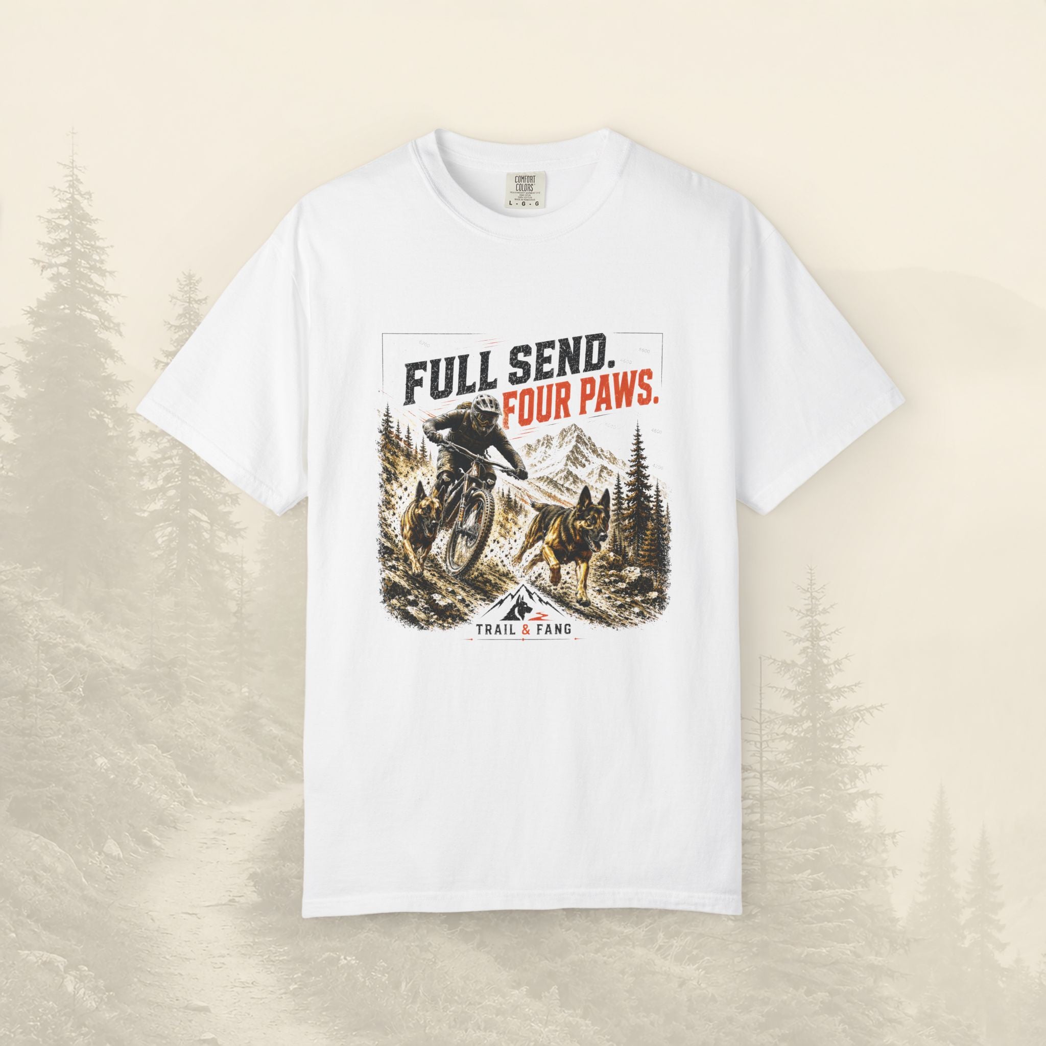 T-shirt Full Send Four Paws