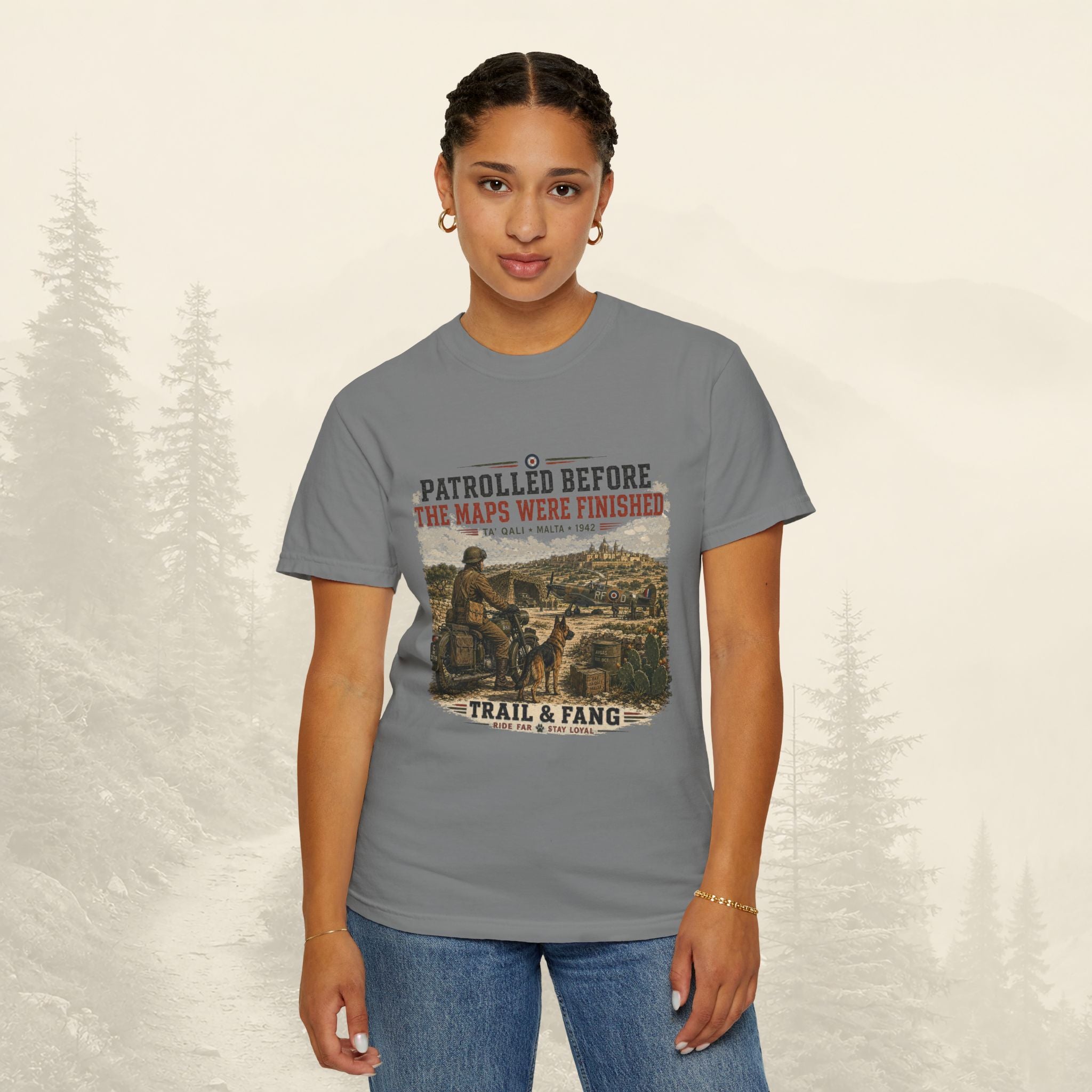 T-shirt "Patrouillé avant la fin des cartes"