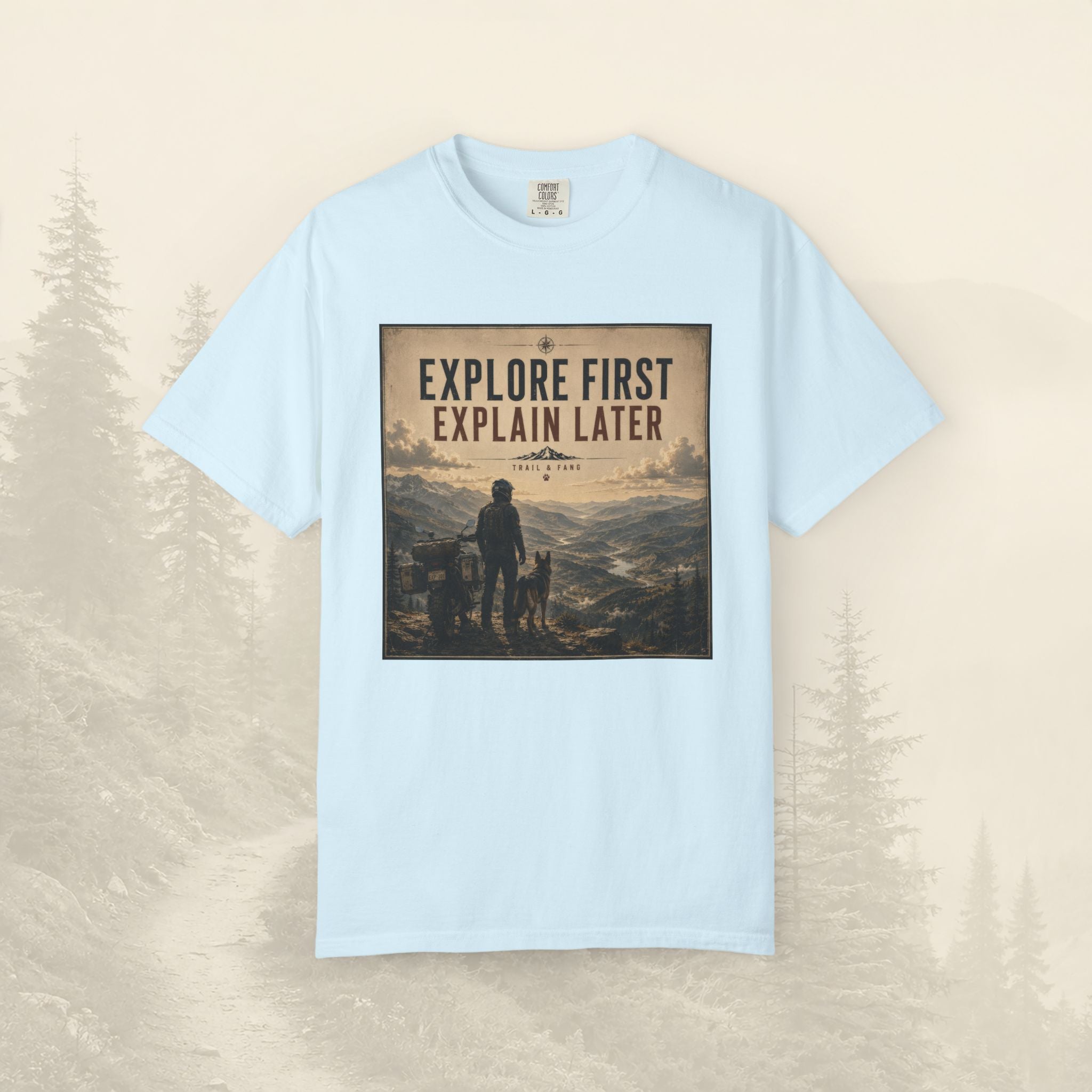 T-shirt « Explorez d'abord, expliquez ensuite »