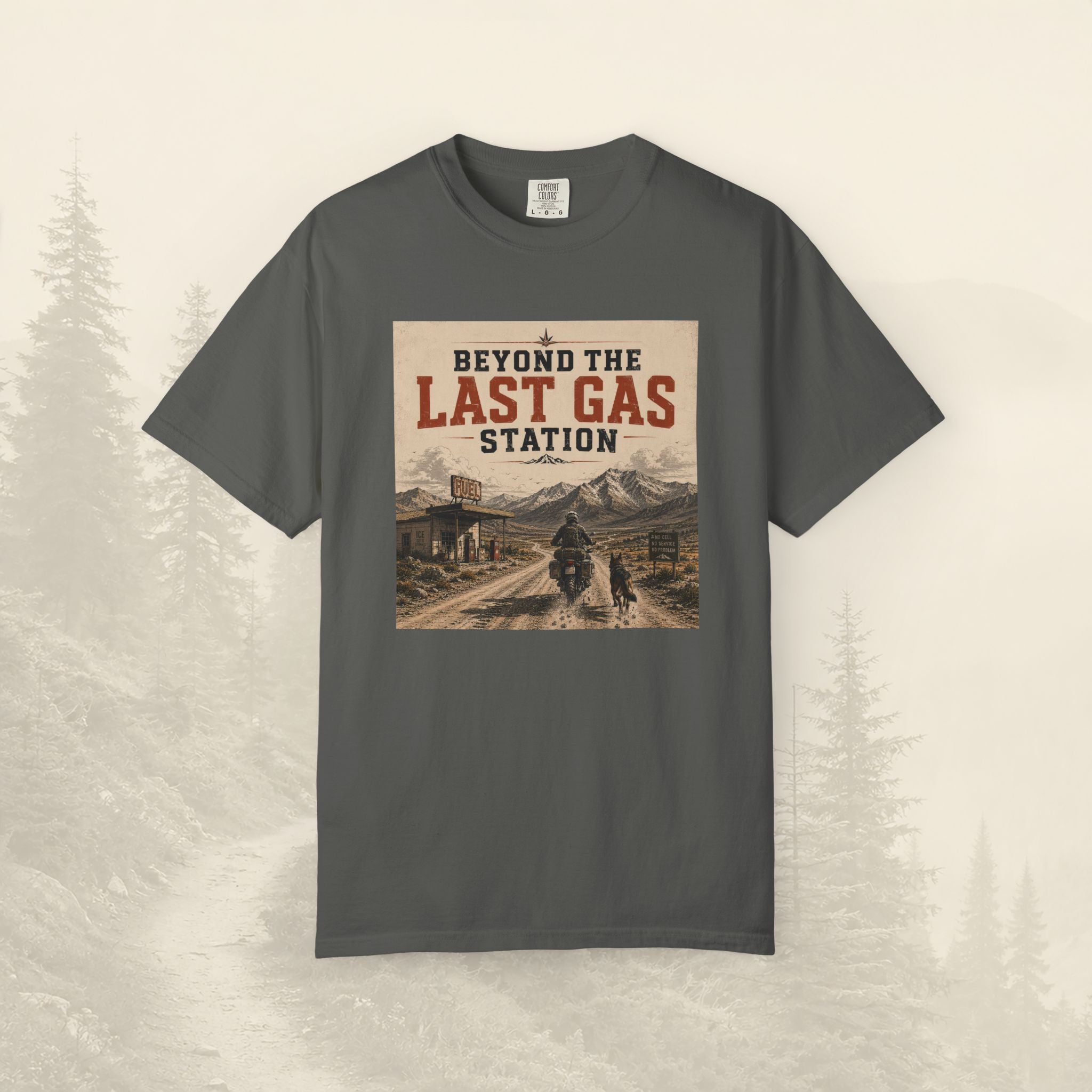 T-shirt Au-delà de la dernière station-service