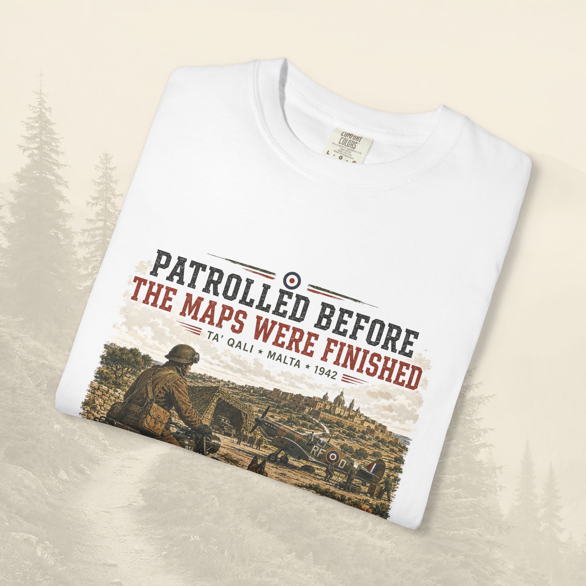 T-shirt "Patrouillé avant la fin des cartes"