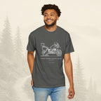 T-shirt moto d'aventure « Certains motards voyagent seuls »