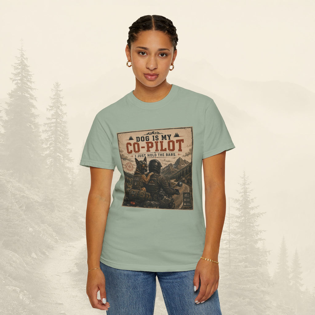 T-shirt « Mon chien est mon copilote »